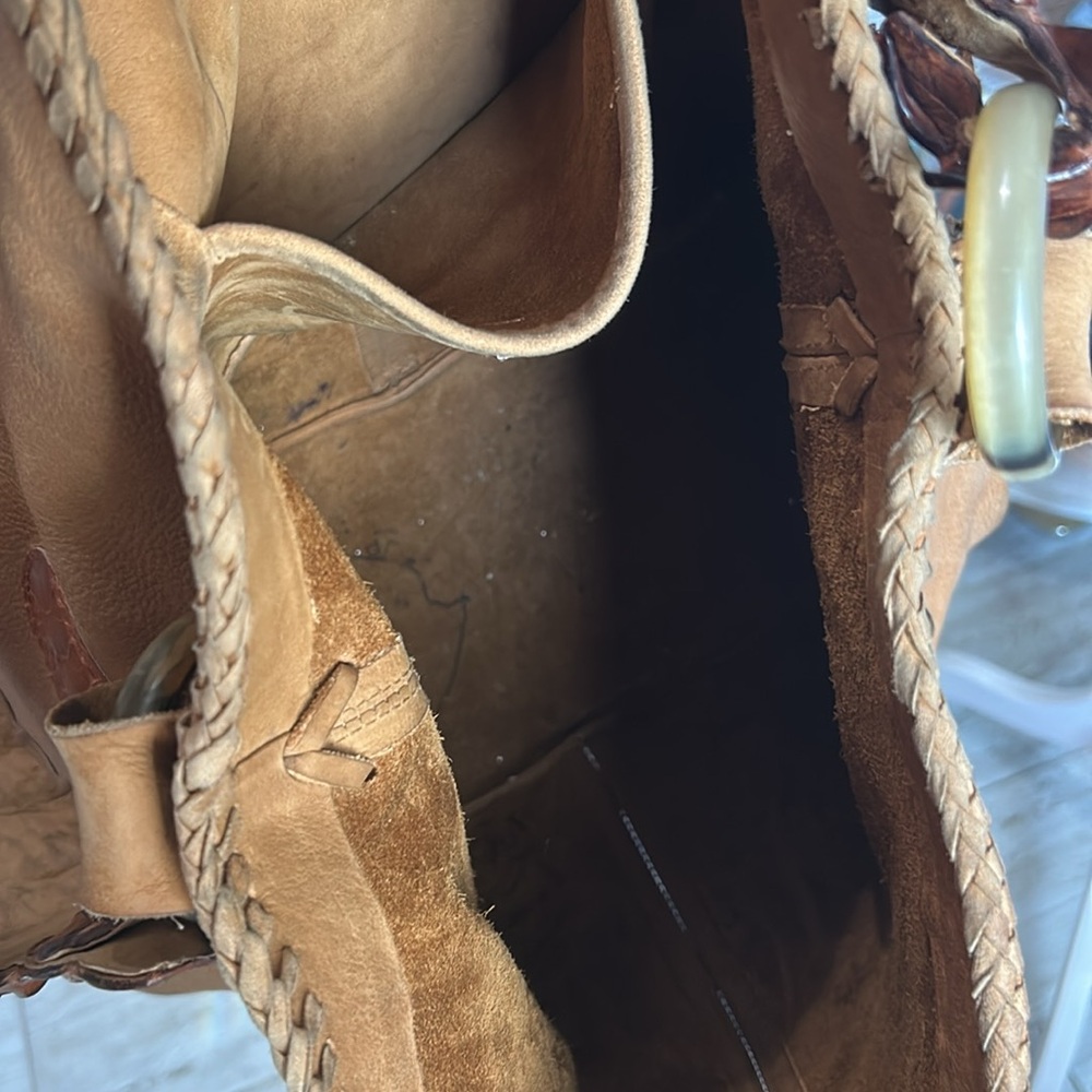 [Anna Trzebinski] Brown Crocodile Leather Handbag - Picture 8 of 9